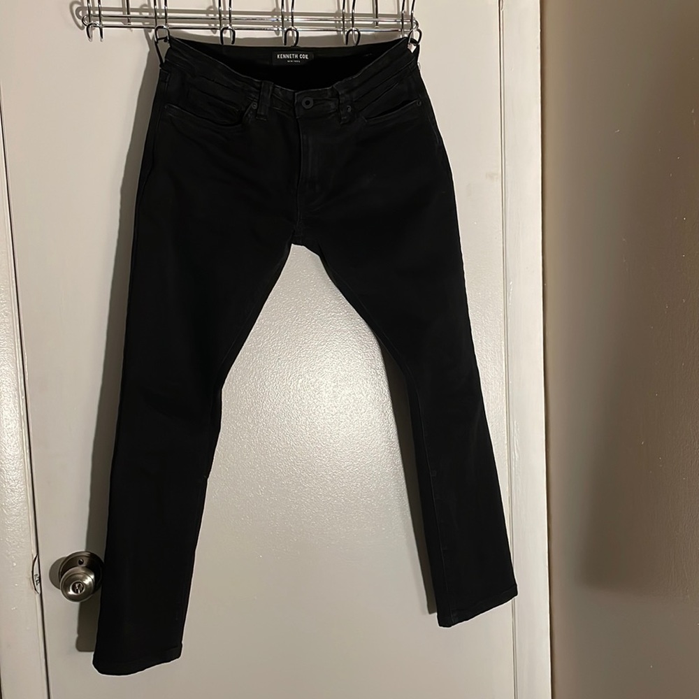 Black Kenneth Cole Slim Fit Jeans